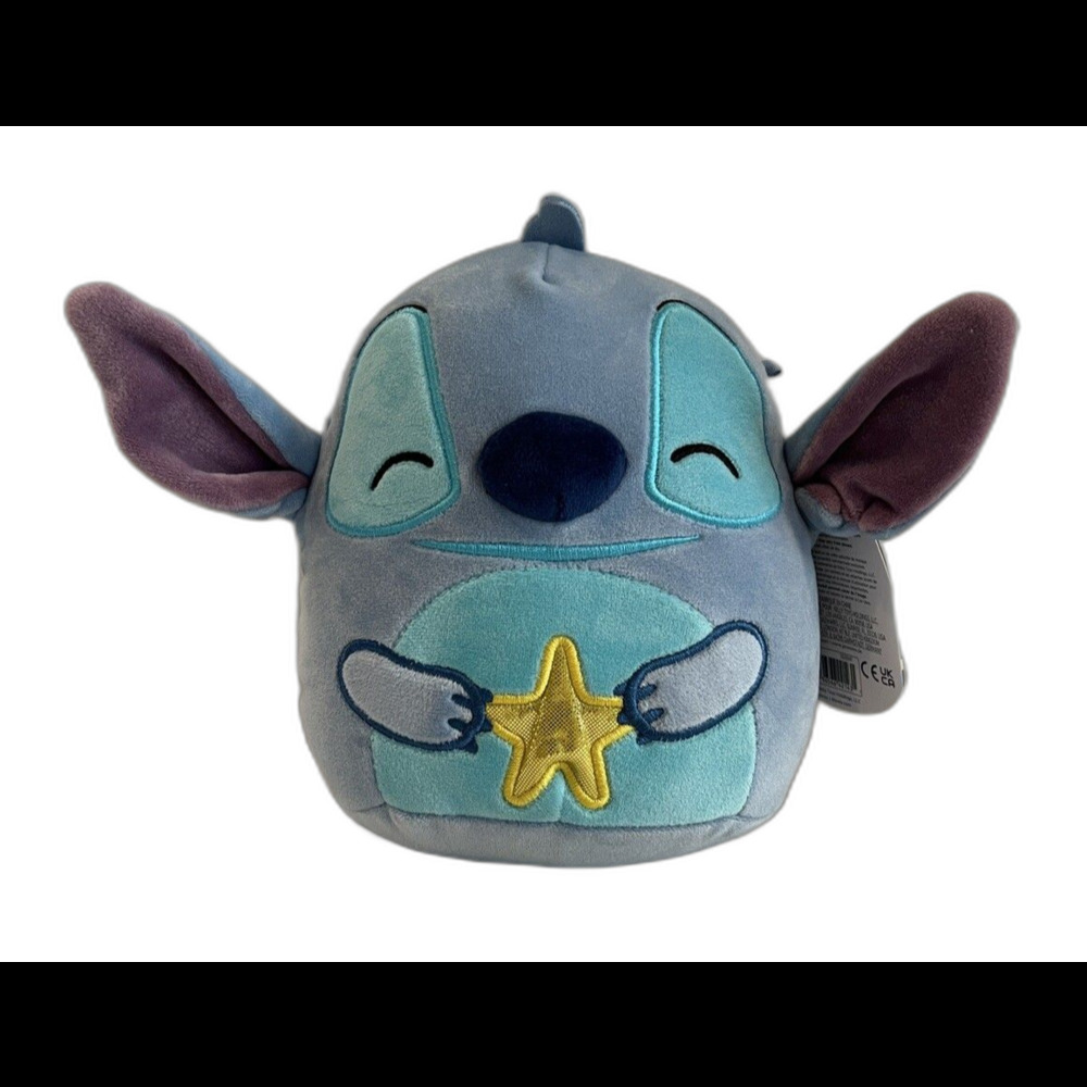 Squishmallows Disney Lilo & Stitch Stitch with Star 6.5" Plush New